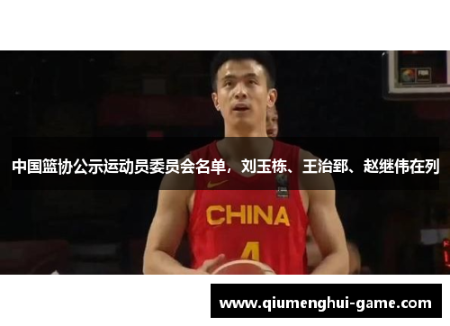 中国篮协公示运动员委员会名单，刘玉栋、王治郅、赵继伟在列