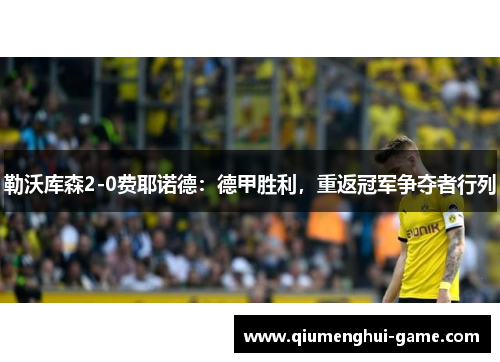 勒沃库森2-0费耶诺德：德甲胜利，重返冠军争夺者行列