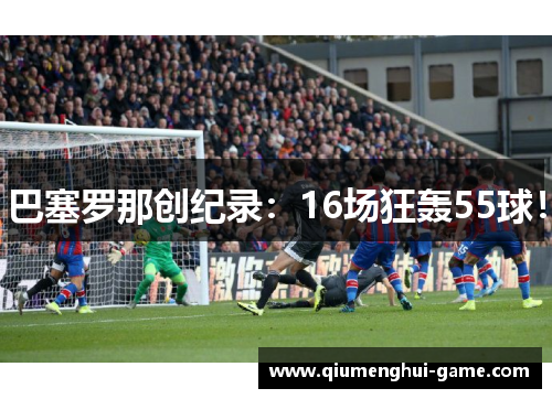 巴塞罗那创纪录：16场狂轰55球！